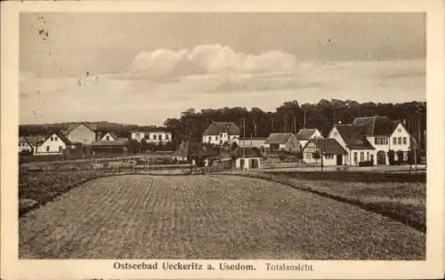 Ak Ostseebad Ückeritz auf Usedom, Gesamtansicht