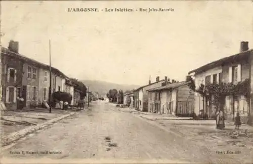 Ak L´Argonne les Islettes Meuse, Rue Jules-Bancelin