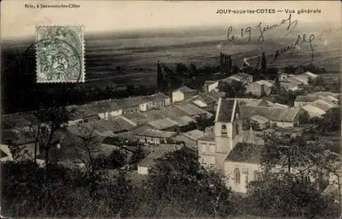 Ak Jouy sous le Cotes Lothringen Meuse, Vue Generale