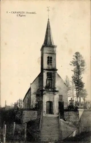 Ak Canaples Somme, Kirche