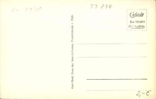 Ak Friedrichroda im Thüringer Wald, Totalansicht