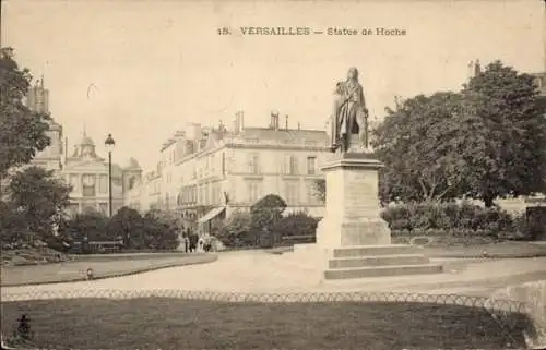 Ak Versailles Yvelines, Statue von Hoche