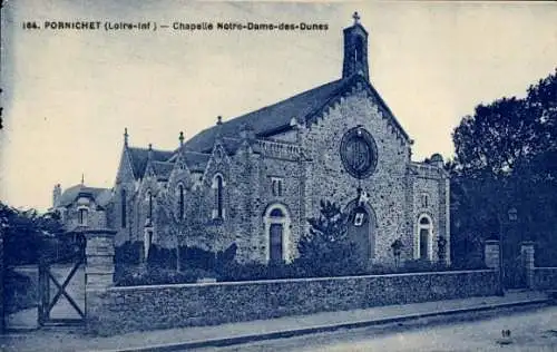 Ak Pornichet Loire Atlantique, Chapelle Notre-Dame-des-Dunes