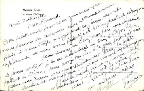 Ak Moissey Jura, le vieux Chateau