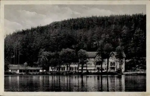 Ak Georgenthal in Thüringen, Kurhaus Schützenhof am Hammerteich