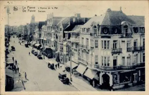 Ak La Panne De Panne Westflandern, Avenue de la Mer