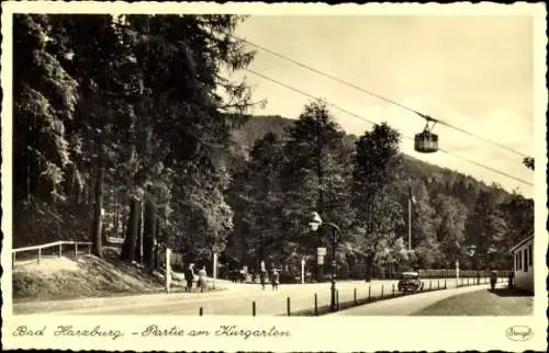 Ak Bad Harzburg am Harz, Kurgarten, Seilbahn, Gondel