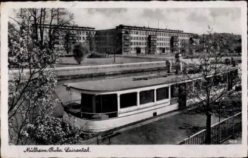 Ak Mülheim a. d. Ruhr, Luisental, Schiff