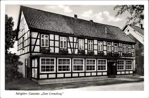 Ak Salzgitter in Niedersachsen, Gaststätte Zum Grenzkrug