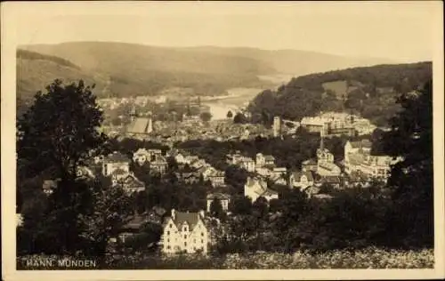 Ak Hann. Münden in Niedersachsen, Panorama