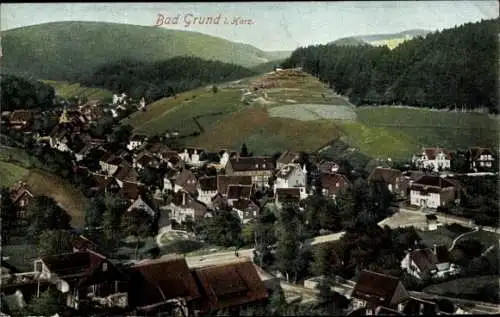 Ak Bad Grund im Harz, Totalansicht
