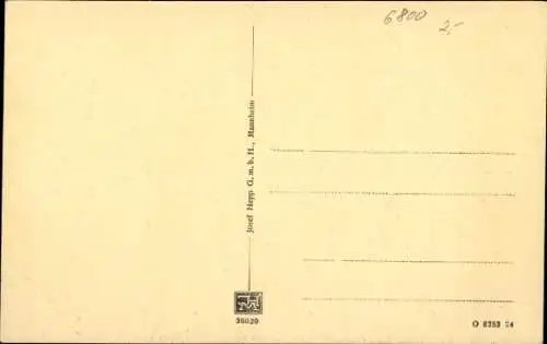Ak Mannheim in Baden, Rosengarten, Nibelungensaal