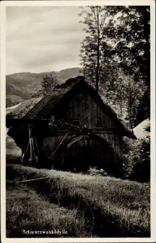 Ak Schwarzwald-Idylle, Wassermühle