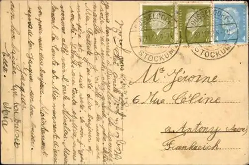 Ak Düsseldorf am Rhein, Rheinfront der Gesolei, Rheinbrücke, Straßenbahn