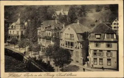 Ak Bad Wildbad im Schwarzwald, König Karl-Straße, Gasthaus Zum Anker