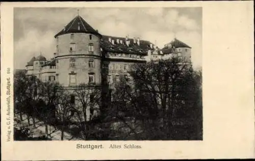 Ak Stuttgart in Württemberg, Altes Schloss