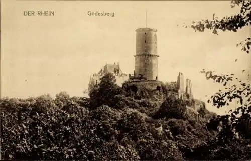 Ak Bad Godesberg Bonn am Rhein, Godesburg