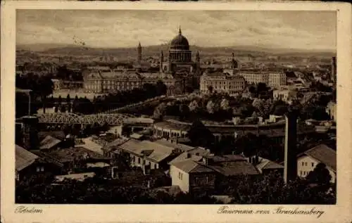 Ak Potsdam, Panorama vom Brauhausberg