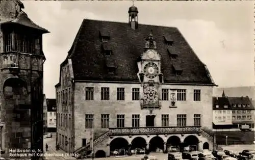 Ak Heilbronn am Neckar, Rathaus, Kätchenhaus