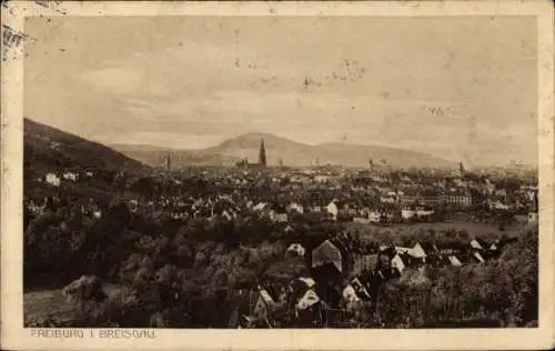 Ak Freiburg im Breisgau, Panorama
