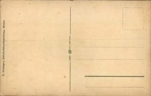 Ak Bingen am Rhein, Rochusberg, Rochuskapelle, Dampfer