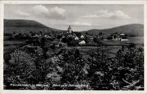 Ak Reichenbach Hessisch Lichtenau in Hessen, Blick vom Schlossberg