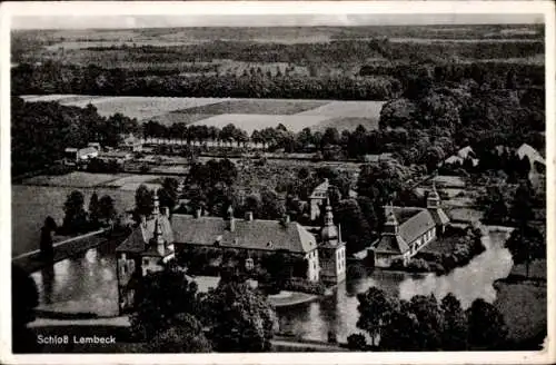 Ak Lembeck Dorsten in Westfalen, Schloss Lembeck, Panorama