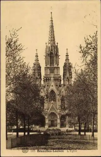 Ak Laeken Brüssel Brüssel, Kirche