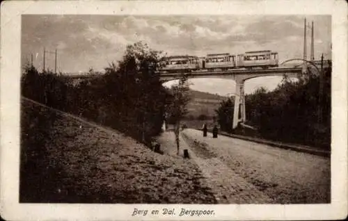 Ak Berg en Dal Gelderland Niederlande, Bergspoor