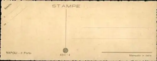 Mini Ak Napoli Neapel Campania, Hafen