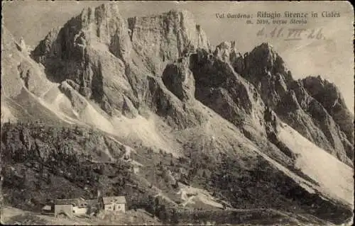 Ak Cisles Val Gardena Südtirol Trentino, Rifugio Firenze