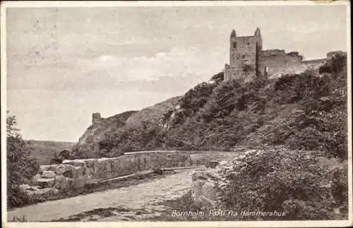 Ak Bornholm Dänemark, Burgruine Hammershus