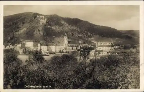 Ak Dürnstein an der Donau Wachau Niederösterreich, Gesamtansicht