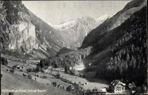 Ak Kötschach Mauthen in Kärnten, Kötschachtal, Grüner Baum