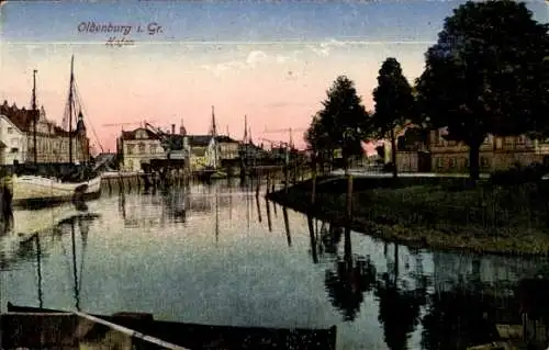 Ak Oldenburg in Oldenburg, Hafen