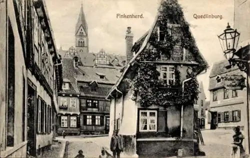 Ak Quedlinburg im Harz, Finkenherd