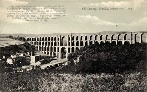 Ak Mylau Reichenbach im Vogtland, Göltzschtalbrücke