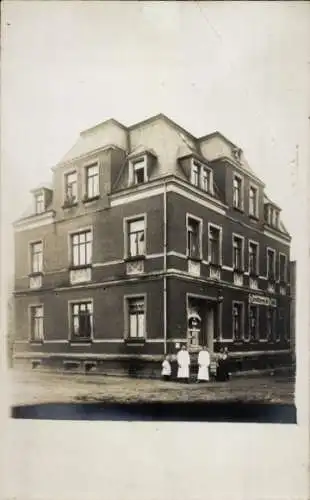 Foto Ak Dresden?, Gebäude, Conditorei und Café, Anwohner