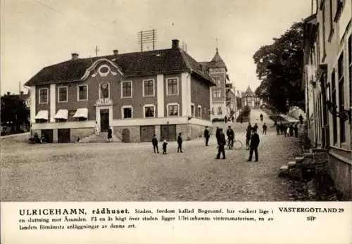 Ak Ulricehamn Schweden, Rathaus