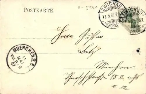 Ak Zwickau in Sachsen, Hauptzollamt