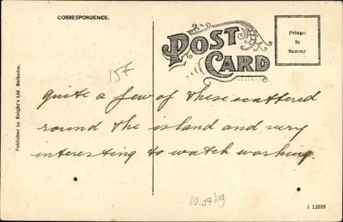 Ak Barbados, Sugar Cane Mill and Yard, old style