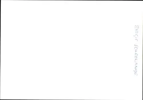 Ak Fernsehmoderatorin Birgit Schrowange, Autogramm