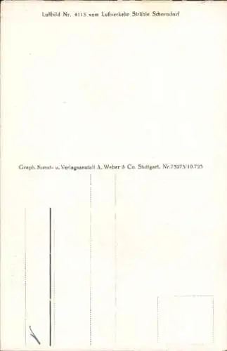 Ak Michelbach, Fliegeraufnahme