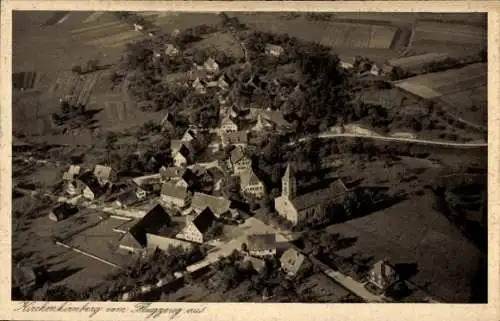 Ak Kirchenkirnberg Murrhardt in Baden Württemberg, Fliegeraufnahme