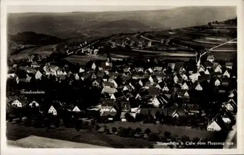 Ak Stammheim Calw im Schwarzwald, Fliegeraufnahme