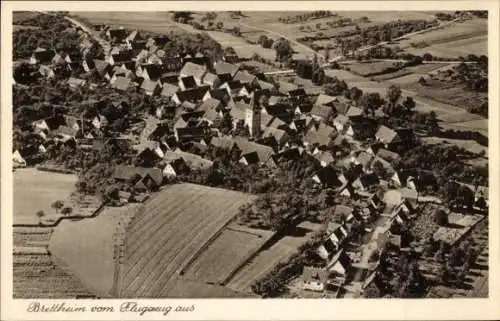 Ak Bretheim Rot am See, Blick auf den Ort, Fliegeraufnahme