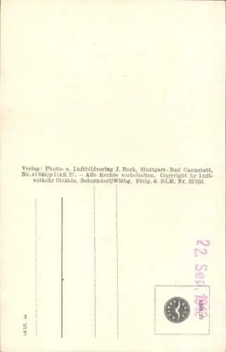 Ak Meuselwitz in Thüringen, Fliegeraufnahme