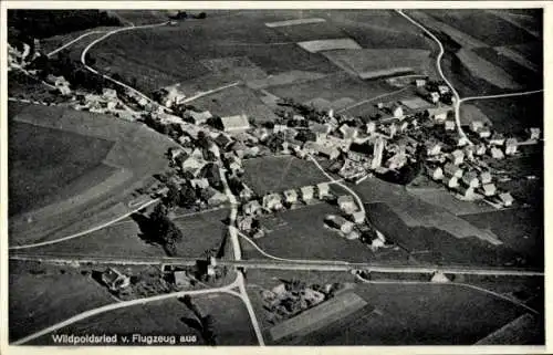 Ak Wildpoldsried in Schwaben Oberallgäu, Fliegeraufnahme