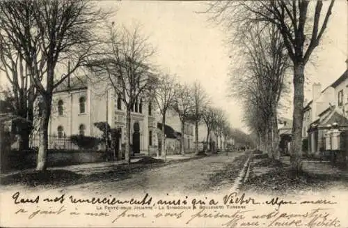 Judaika Ak La Ferte sous Jouarre Seine et Marne, Synagoge, Boulevard Turenne