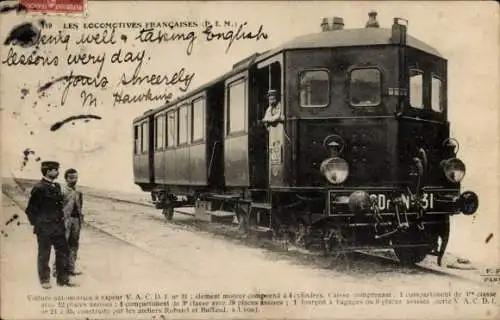 Ak Französische Eisenbahn, Lokomotive